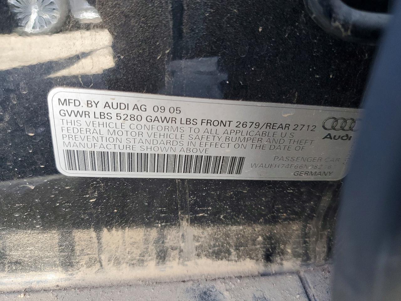 2006 Audi A6 S-line 3.2 Quattro