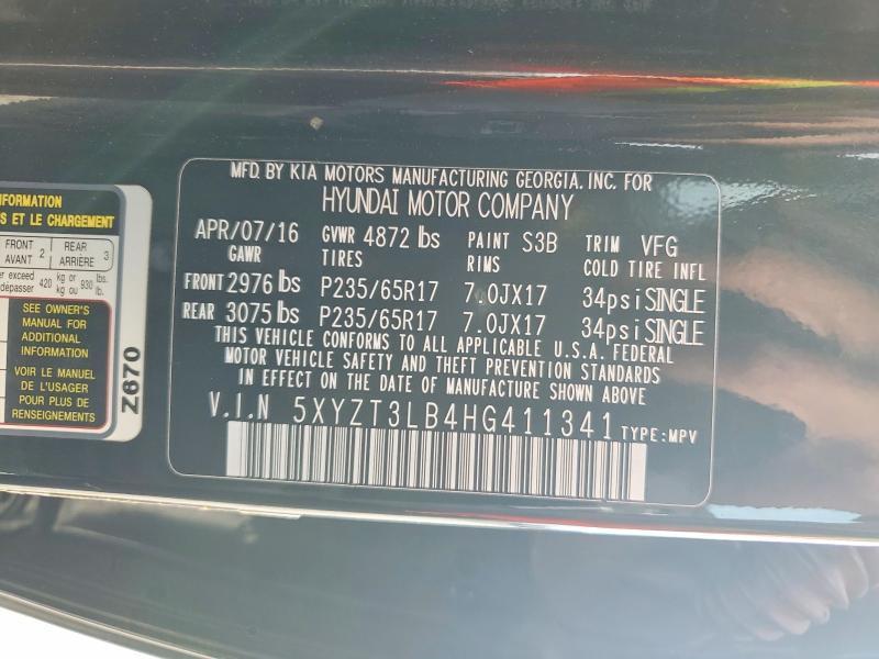 2017 Hyundai Santa fe Sport 2.4l