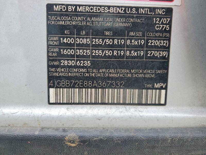 2008 Mercedes-Benz Ml 550