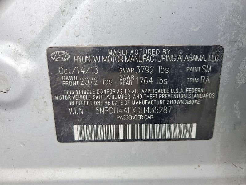 2013 Hyundai Elantra gls