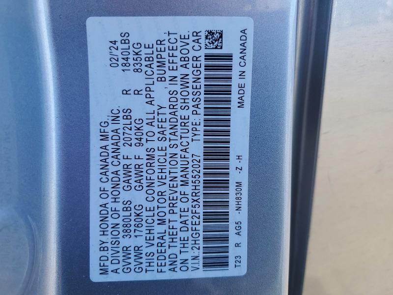 2024 Honda Civic Sport