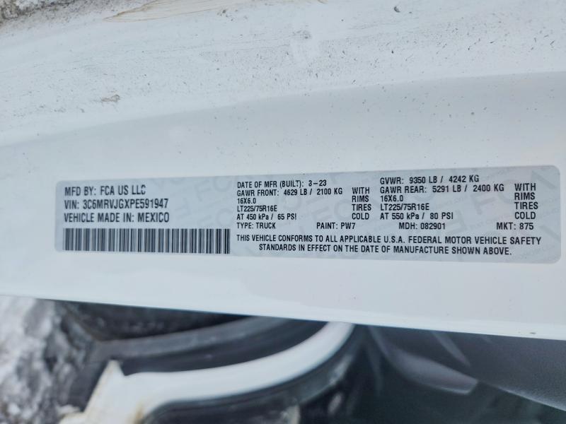 2023 Dodge RAM Promaster 3500 Delivery Van