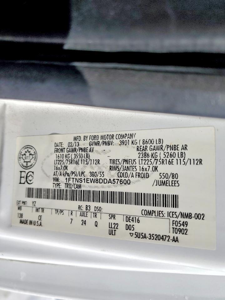 2013 Ford Econoline E150 Van