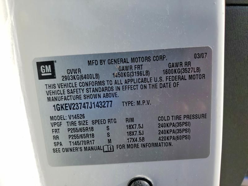 2007 GMC Acadia Slt-1