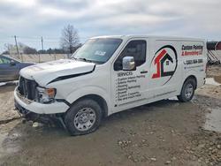 Salvage trucks for sale at Seaford, DE auction: 2018 Nissan NV2500 Utility / Service Van