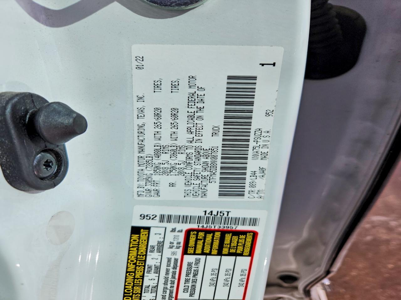 2022 Toyota Tundra 1794 Edition