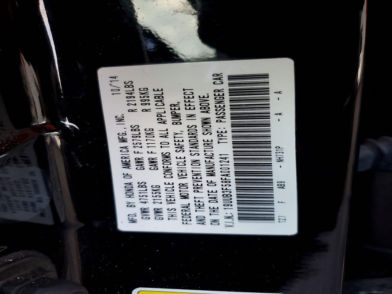 2015 Acura Tlx Tech
