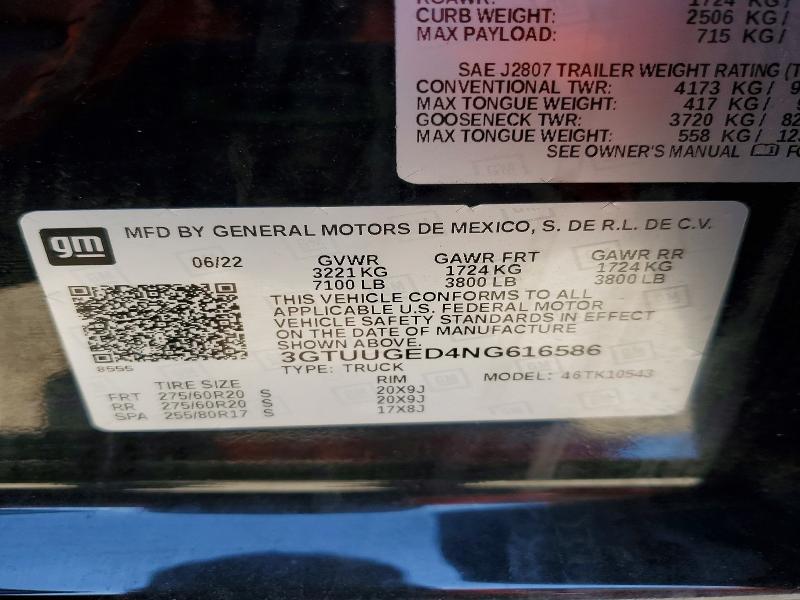 2022 GMC Sierra K1500 Denali