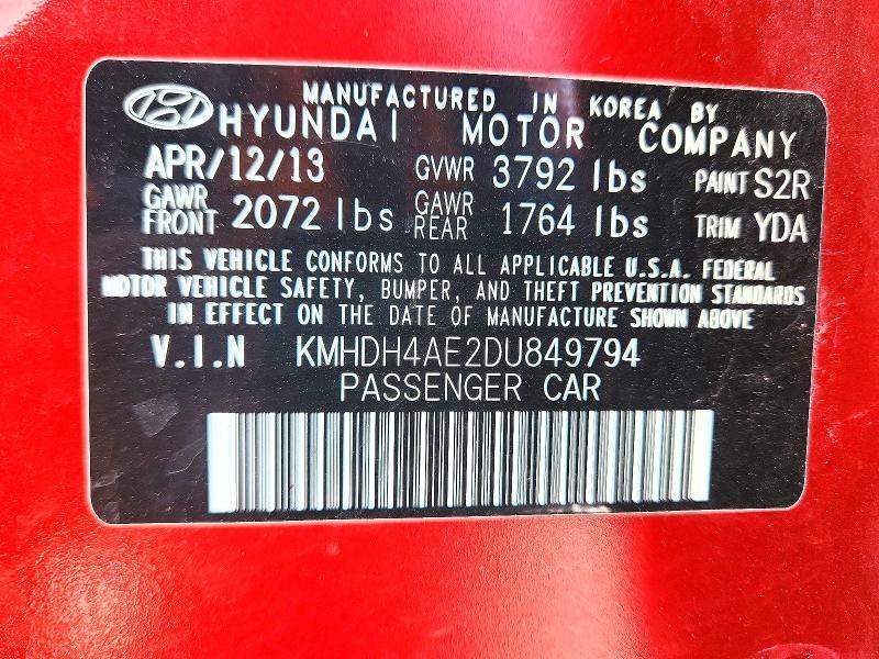 2013 Hyundai Elantra gls