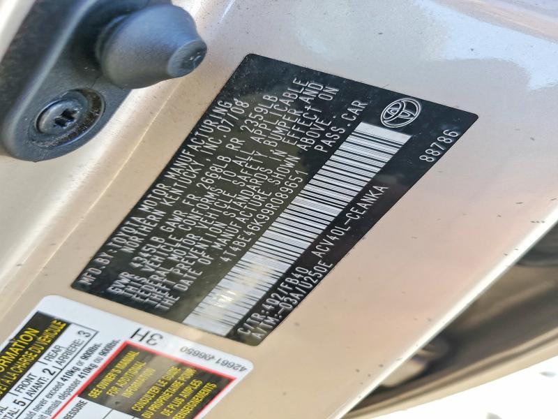 2009 Toyota Camry le