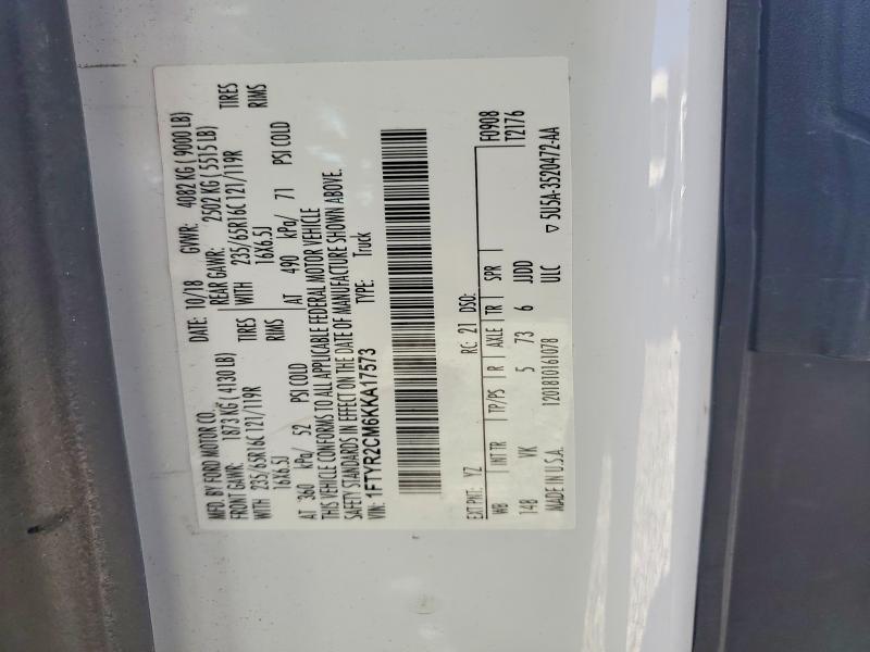 2019 Ford Transit 250 Utility / Service Van