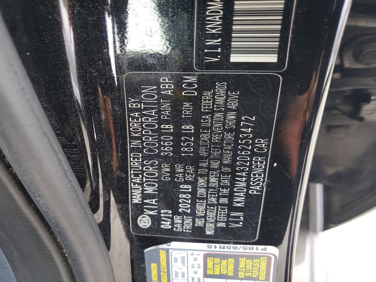 2013 KIA Rio lx