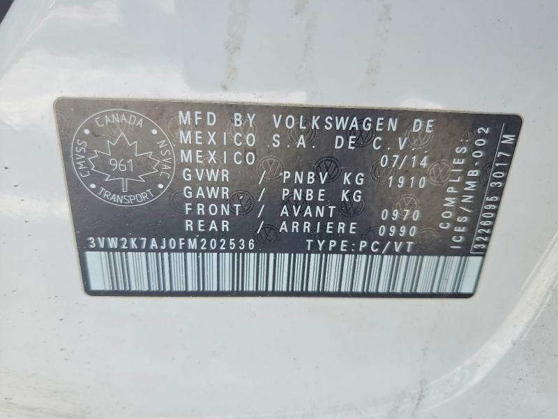 2015 Volkswagen Jetta Base