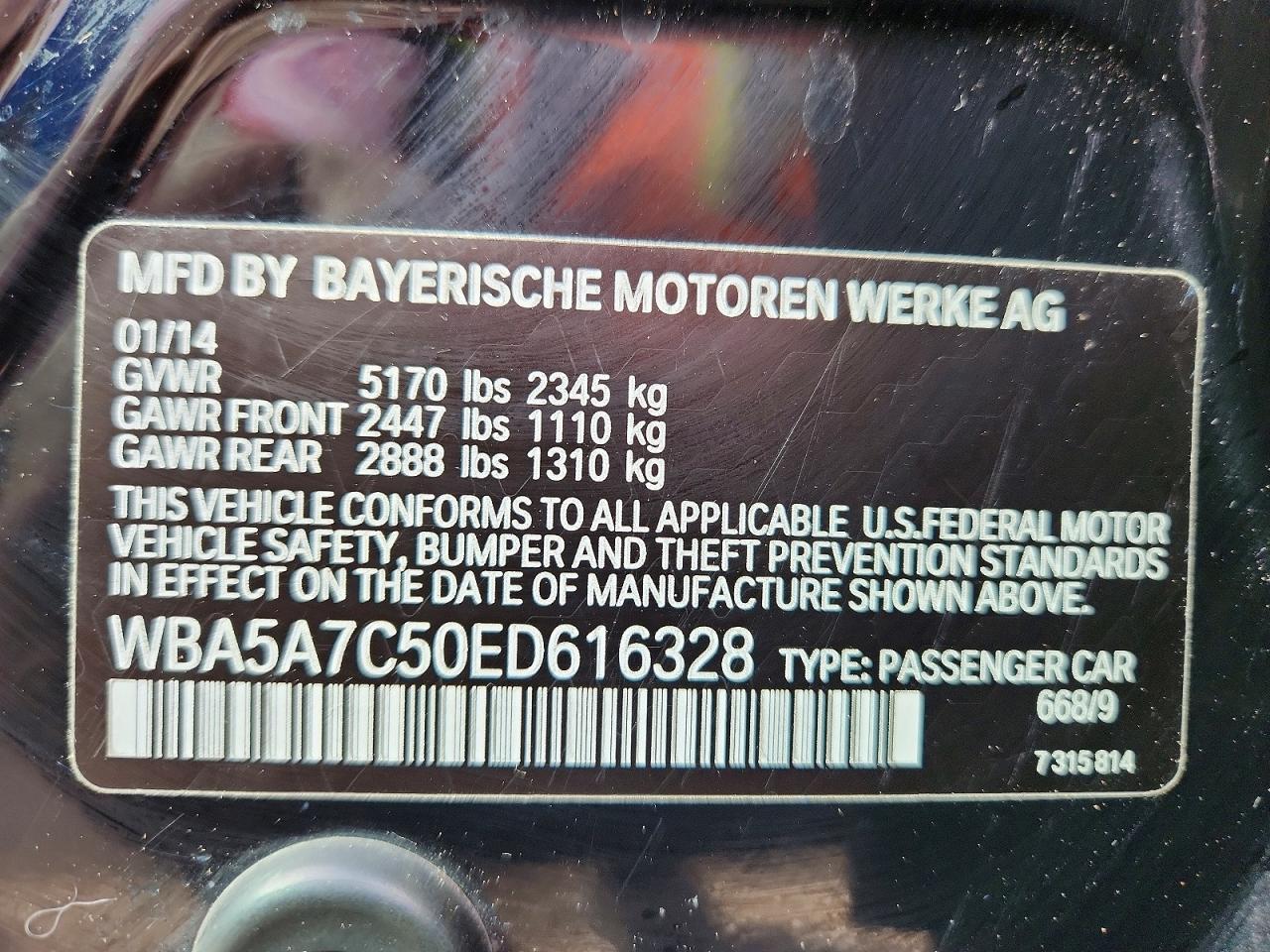 2014 BMW 528 xi