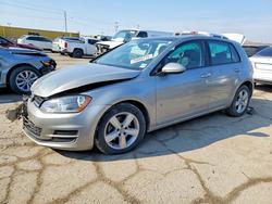 Salvage cars for sale from Copart Indianapolis, IN: 2017 Volkswagen Golf s