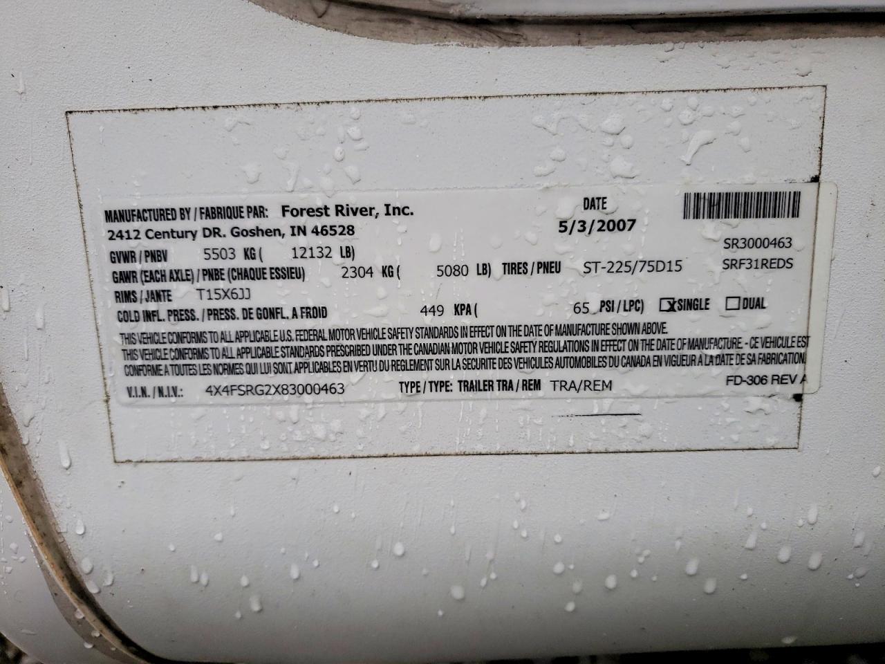 2008 Foresriver 2008 Fore Unknown-Camper