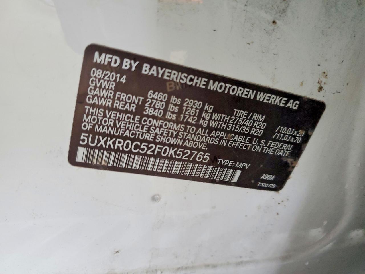 2015 BMW X5 Xdrive35i