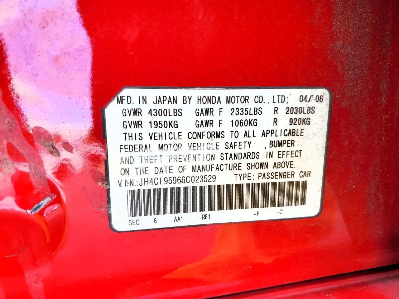 2006 Acura TSX