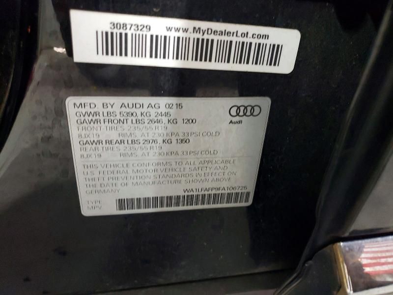 2015 Audi Q5 Premium Plus