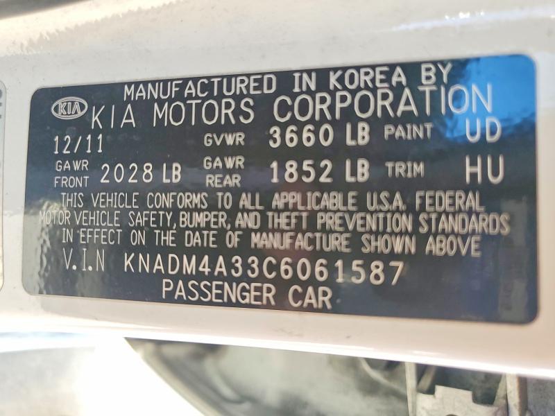 2012 KIA Rio lx