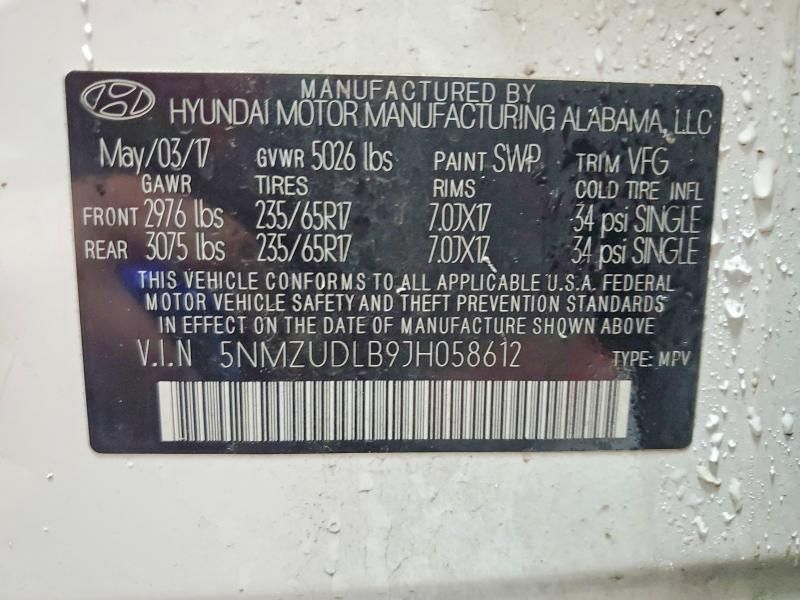 2018 Hyundai Santa fe Sport