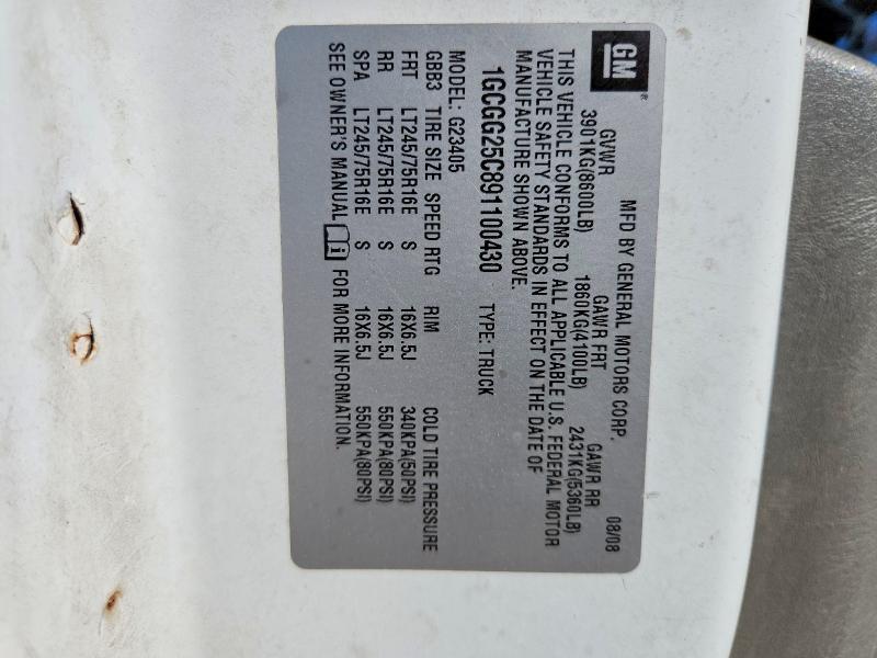 2009 Chev Express G2500
