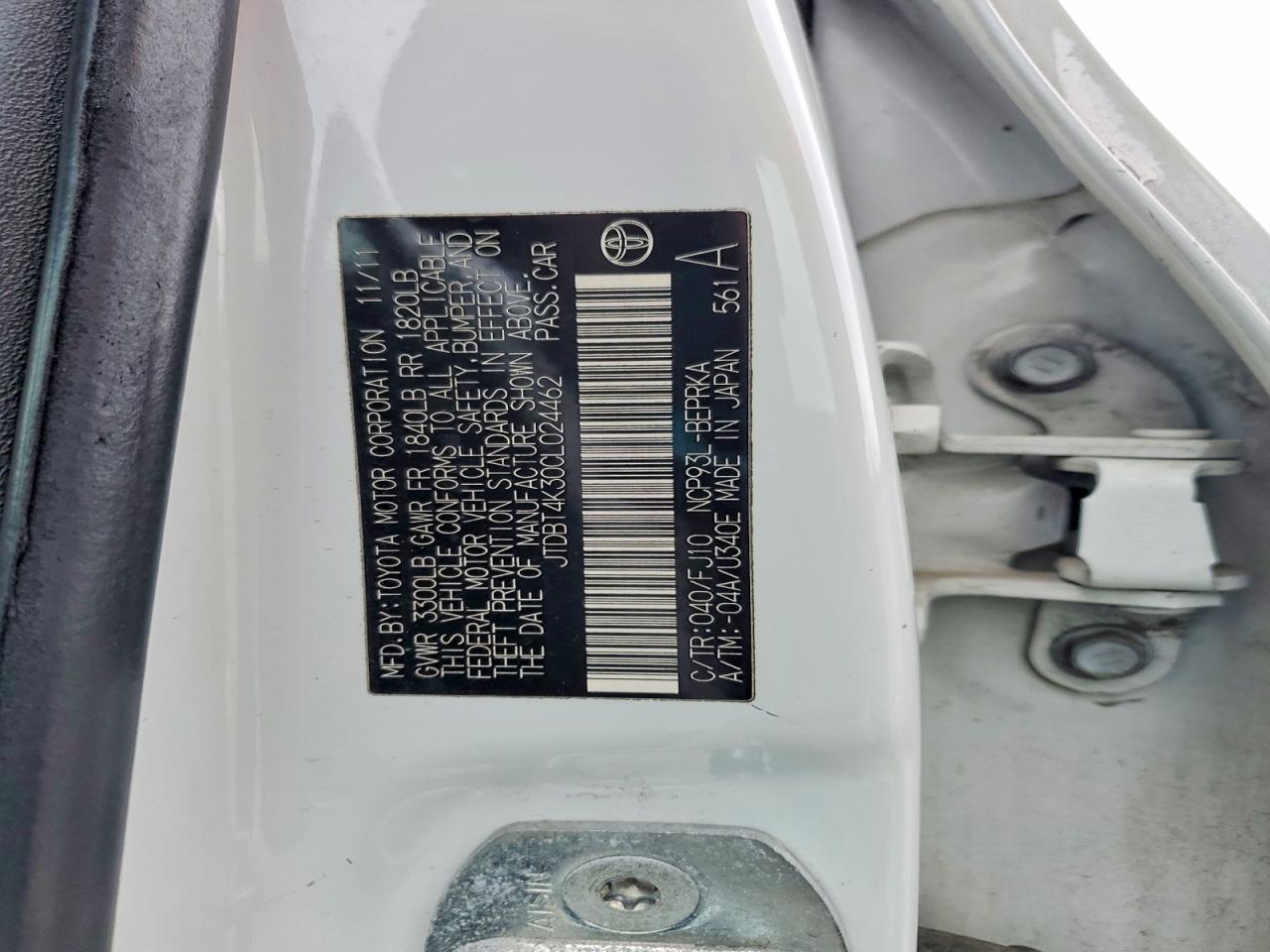 2012 Toyota Yaris