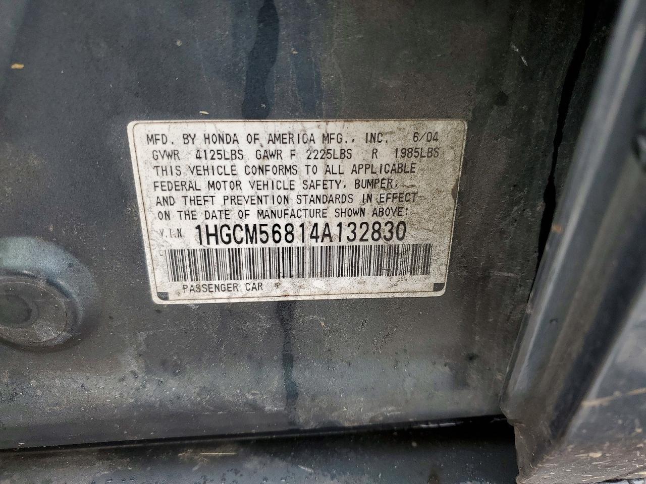 2004 Honda Accord ex