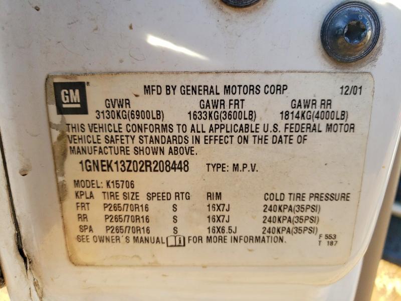 2002 Chevrolet Tahoe K1500
