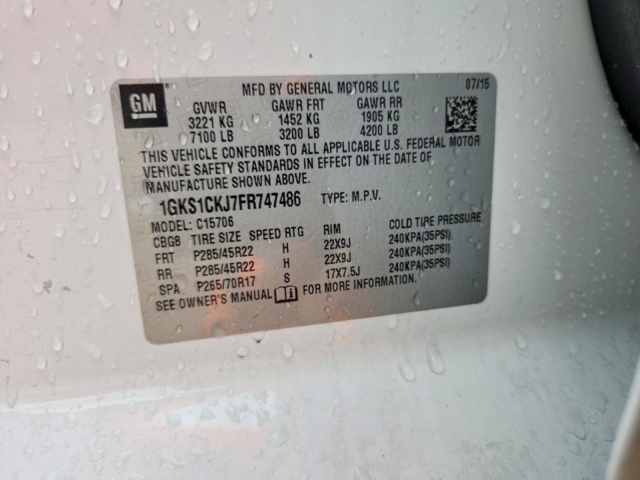 2015 GMC Yukon Denali