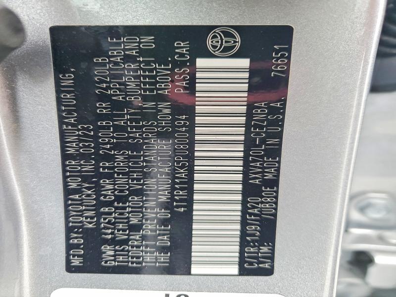 2023 Toyota Camry le