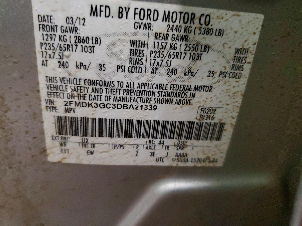 2013 Ford Edge se