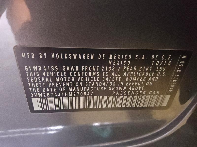 2017 Volkswagen Jetta s