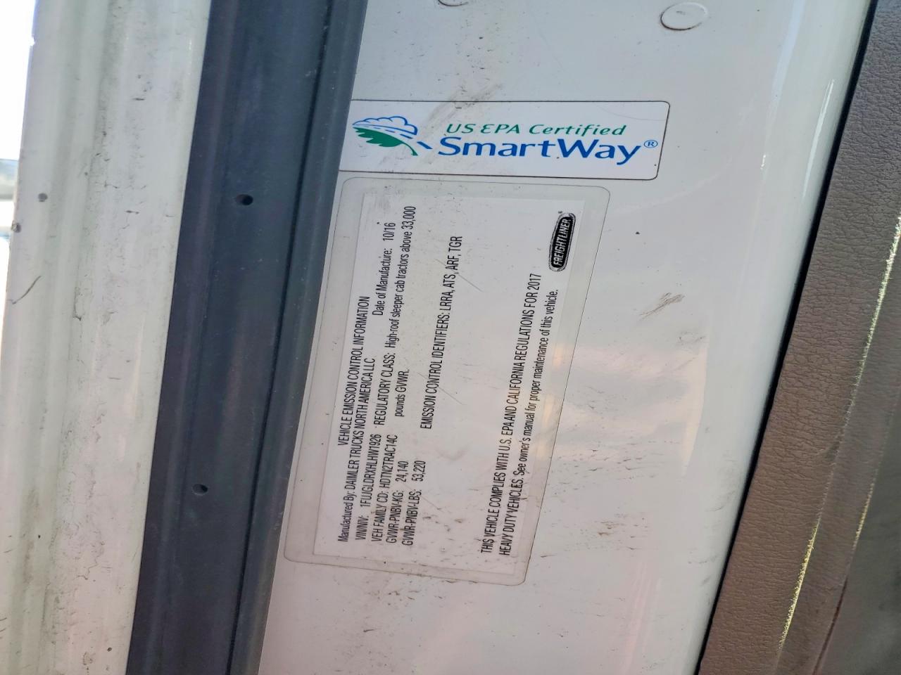 2017 Freigliner Cascadia 125