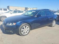 Audi salvage cars for sale: 2010 Audi A4 Premium