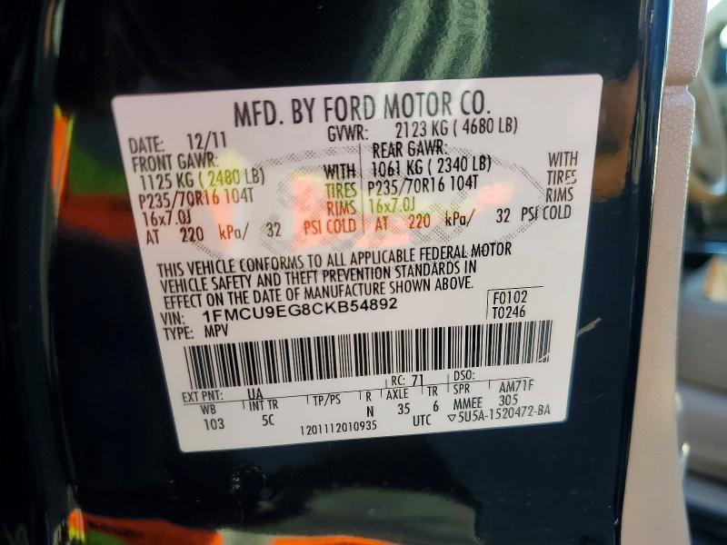 2012 Ford Escape Limited