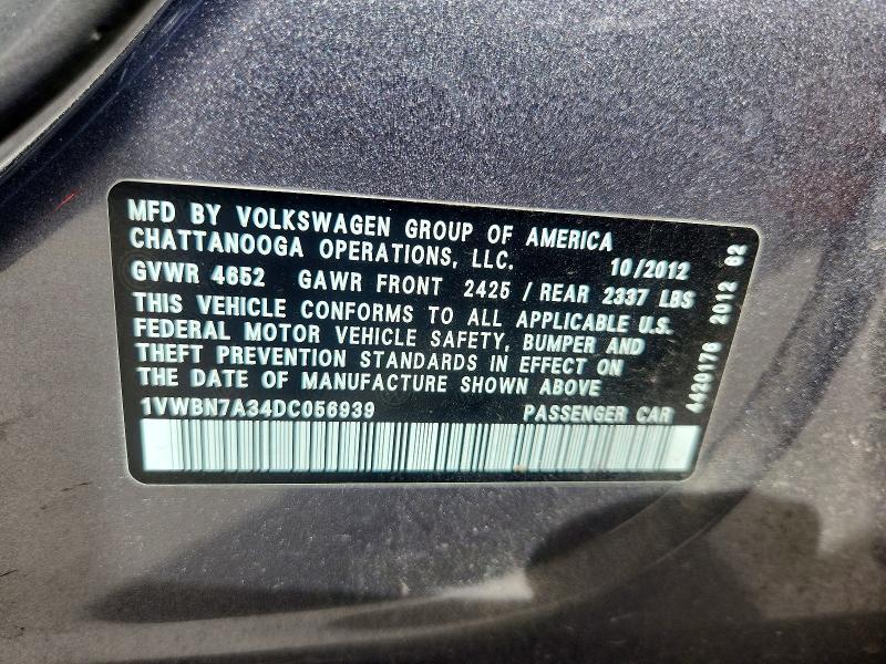 2013 Volkswagen Passat se