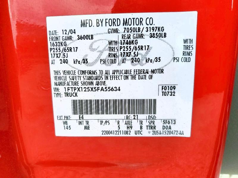2005 Ford F150