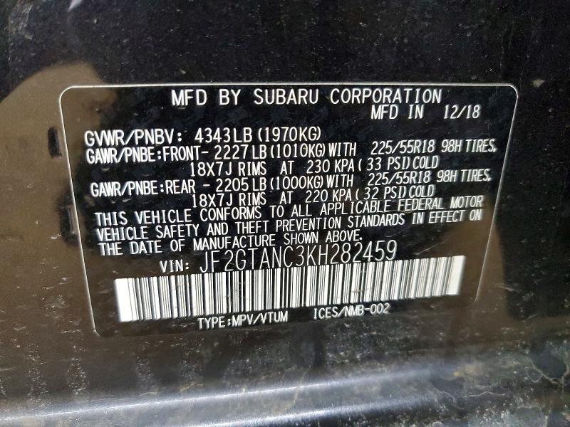 2019 Subaru Crosstrek Limited