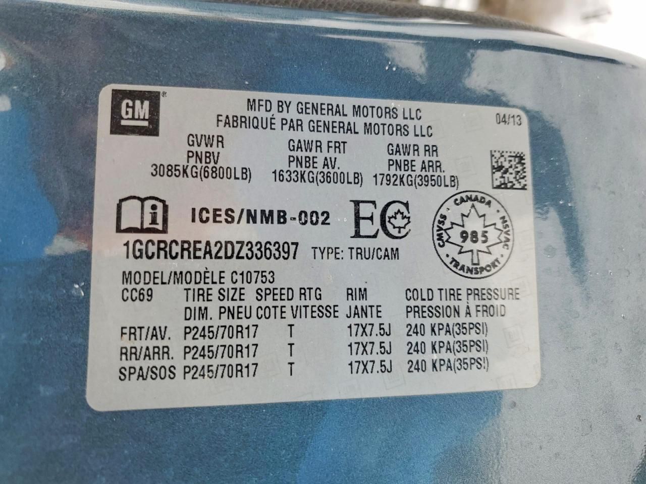 2013 Chevrolet Silverado C1500 ls