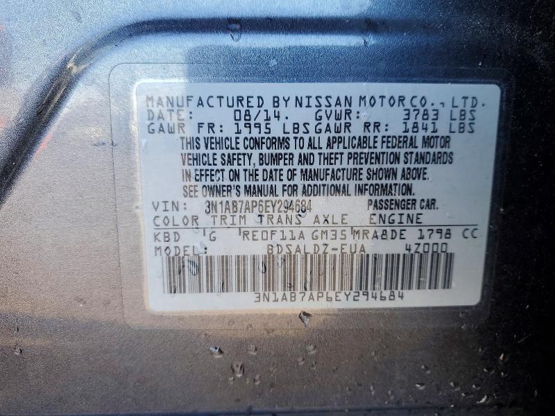 2014 Nissan Sentra sv