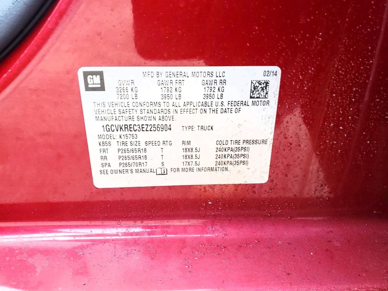 2014 Chevrolet Silverado K1500 lt