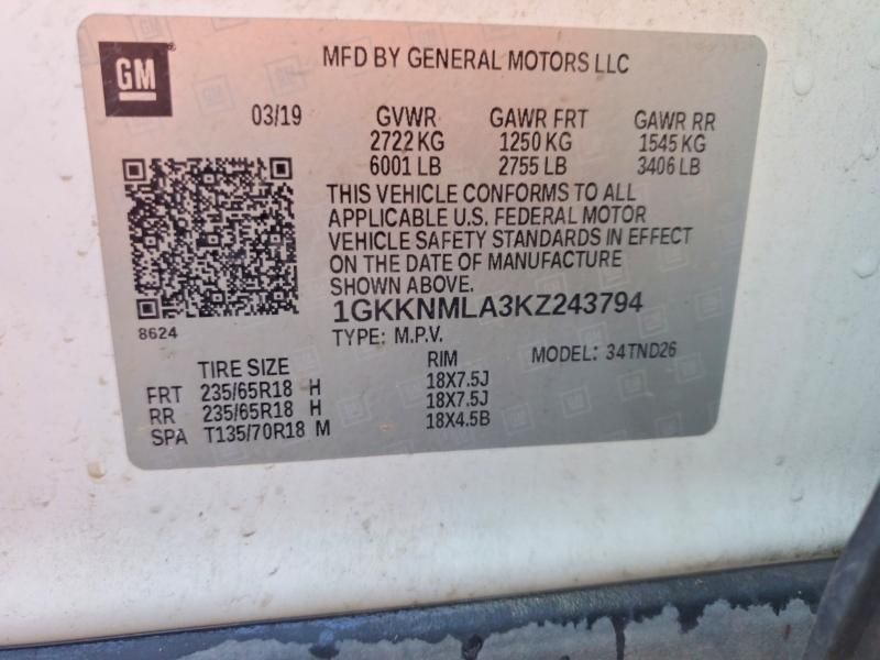 2019 GMC Acadia Slt-1