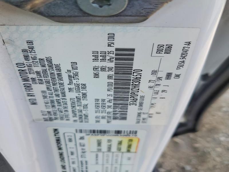 2017 Ford Fusion se Phev