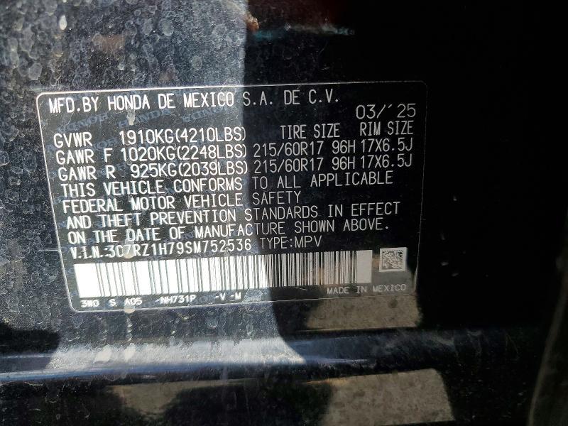 2025 Honda Hr-v exl