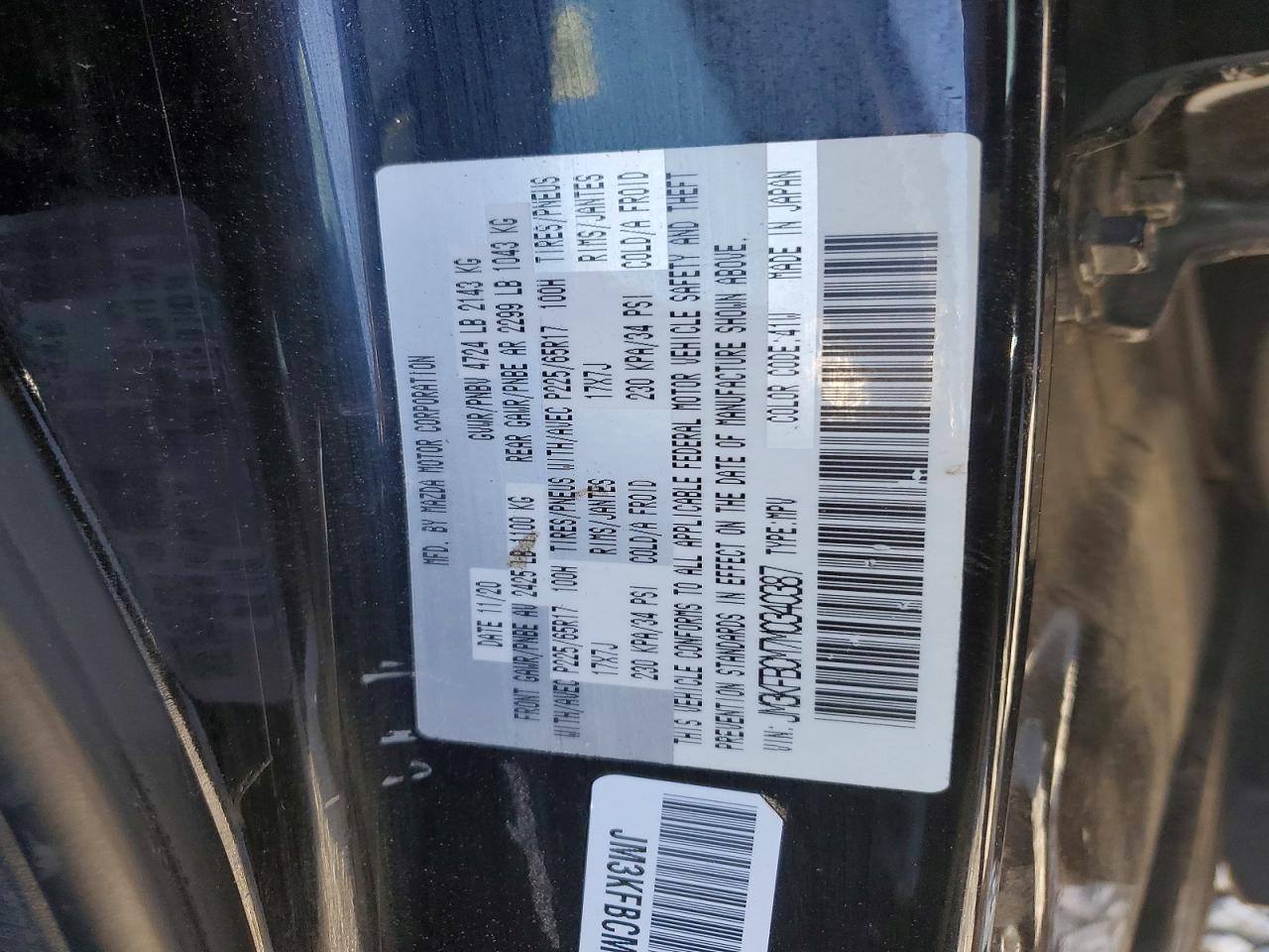 2021 Mazda Cx-5 Touring