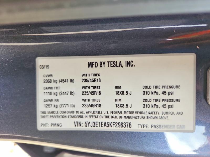 2019 Tesla Model 3