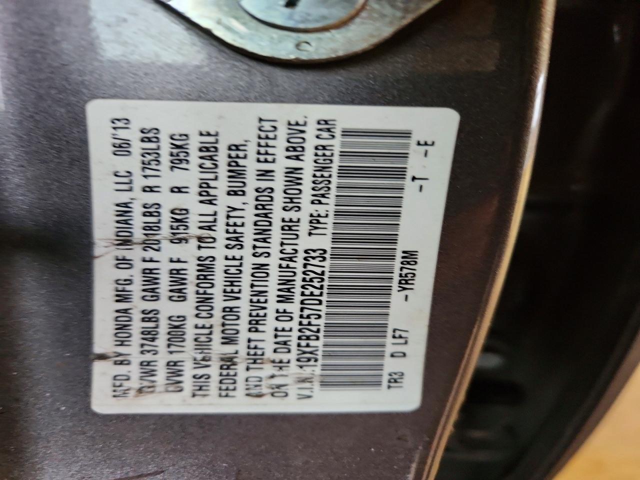 2013 Honda Civic lx