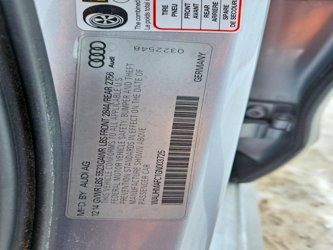 2016 Audi A6 Prestige