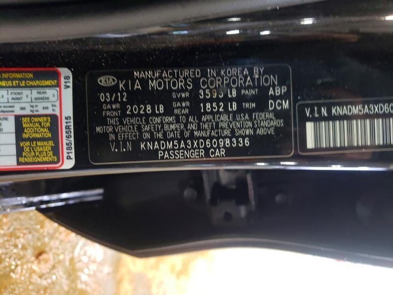 2013 KIA Rio lx